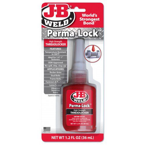 J-B WELD PERMA-LOCK RED-THREADLOCKER
