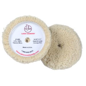 Lake Country Twisted-Wool Cutting-Pad 16,51cm