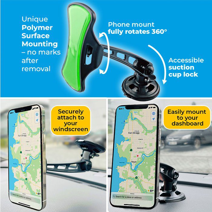 Universal-Instant-Grip Car Phone Holder - Afbeelding 3