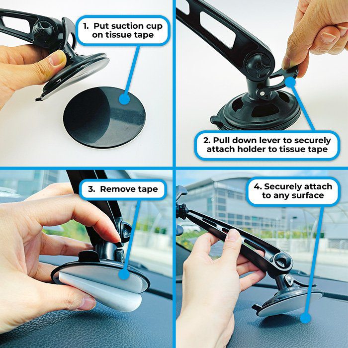 Universal-Instant-Grip Car Phone Holder - Afbeelding 6